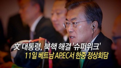[영상] 북핵 해결 '슈퍼위크'...11일 APEC서 한중정상회담 / YTN