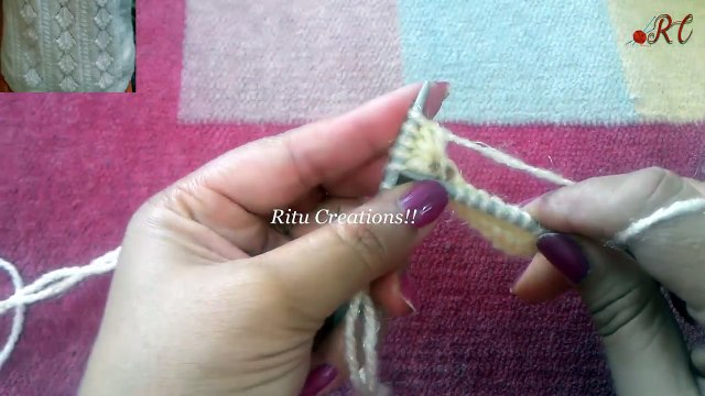 Cardigan / Sweater Design with bobbles Design No#57 in Hindi Knitting