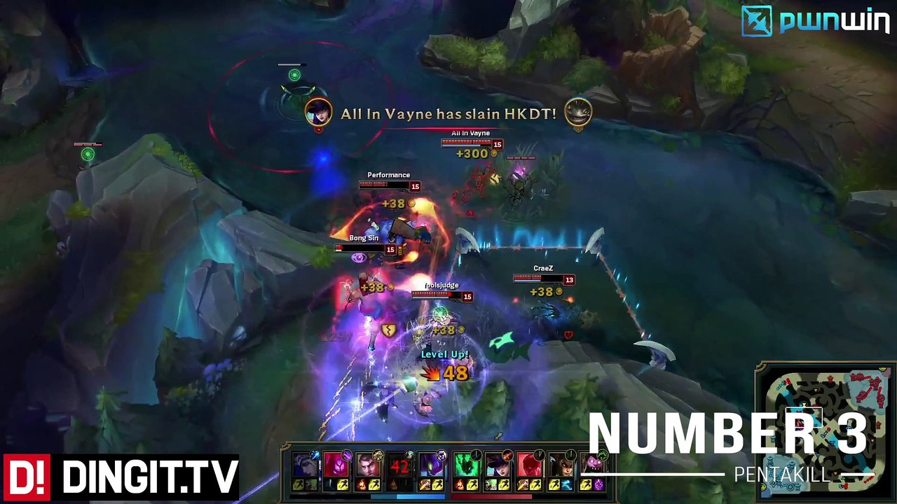 League of Legends - Top 3 Kills No. 353 - by Pwnwin