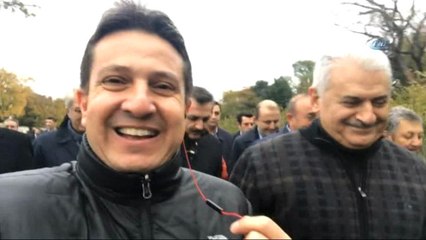 Başbakan Yıldırım Amerika'da Sabah Yürüyüşüne Çıktı