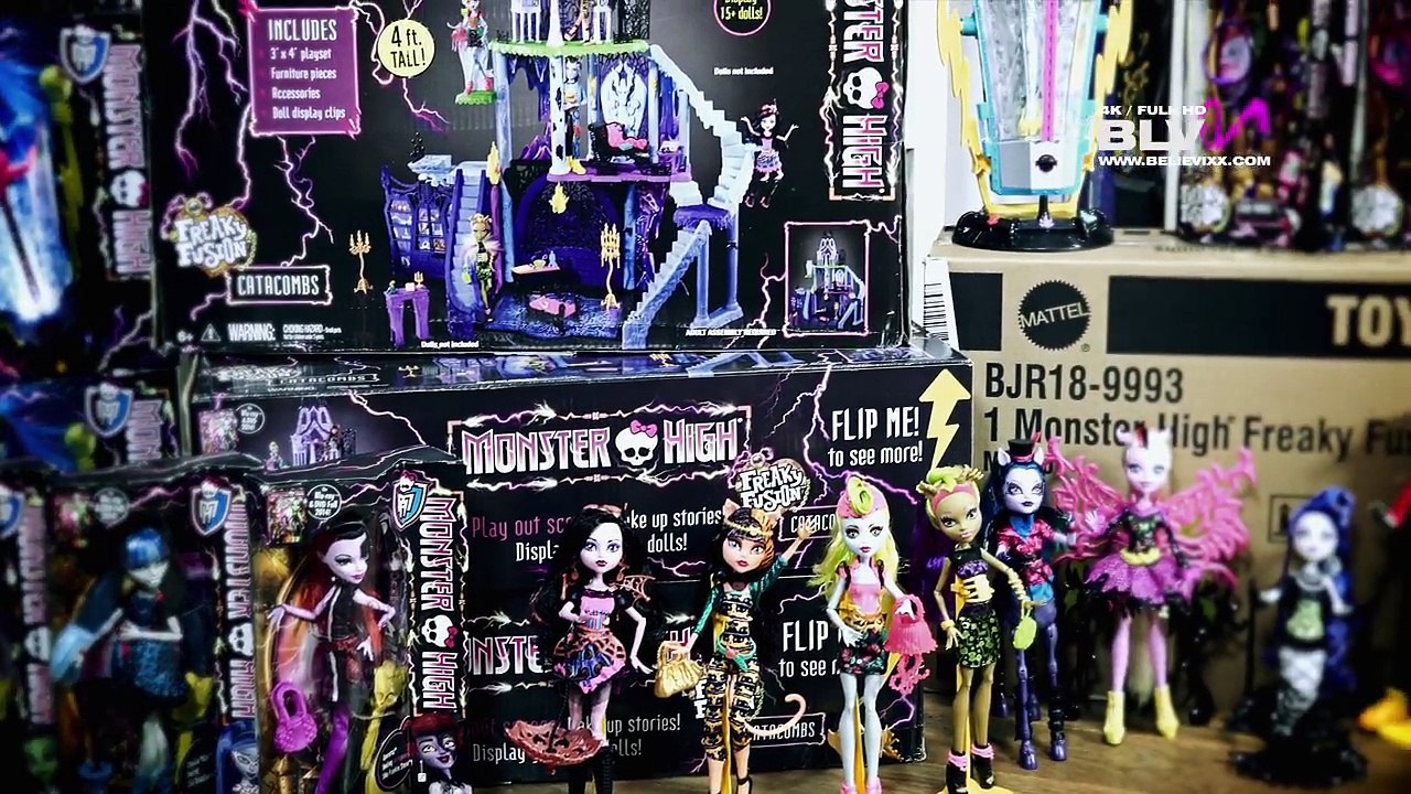 Новые куклы Монстер Хай катакомбы Фрики Фьюжн монстрические мутации Школа Монстров Monster High