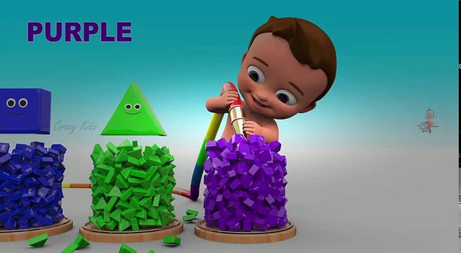 Learn Colors Shapes for Children with Baby Shapes Water FunPlay 3D Kids Toddler Learning Educational