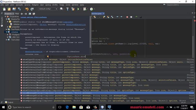 Populate Table With Data Fro Database Postgresql Pgadmin4 Netbeans Java Part 1 Database Connection Video