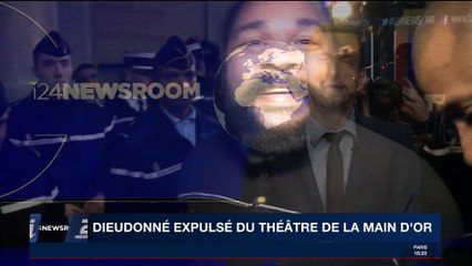 Justice: Dieudonné expulsé du théâtre de la Main d'Or