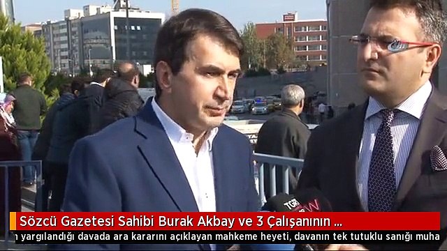 Sözcü Gazetesi Sahibi Burak Akbay ve 3 Çalışanının Yargılandığı Davada Ara Kararını Açıklayan...