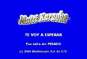Pesado - Te Voy A Esperar (Karaoke)