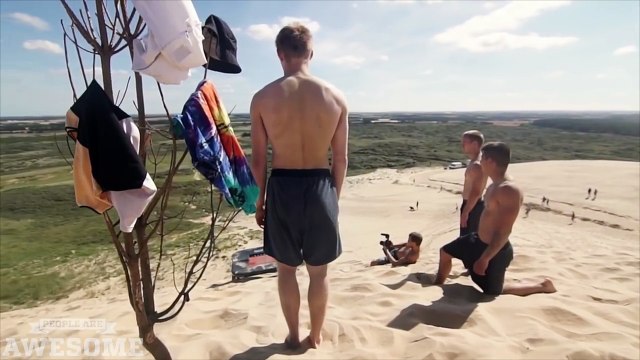 Trampoline stunts at the Beach! _ People are Awesome | Daily Funny | Funny Video | Funny Clip | Funny Animals