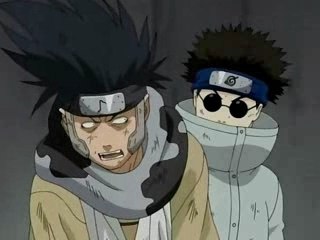 Kakashi vs Orochimaru / Zaku vs Shino