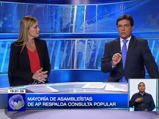 Mayoría de Asambleístas de AP respalda consulta popular