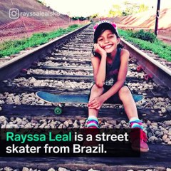 Cette petite fille de 8 ans est surnommée la 'Princesse au Skateboard'