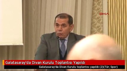 Galatasaray'da Divan Kurulu Toplantısı Yapıldı