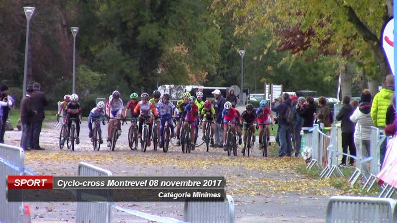 Cyclo cross  Montrevel catégorie Minimes 05/11/2017