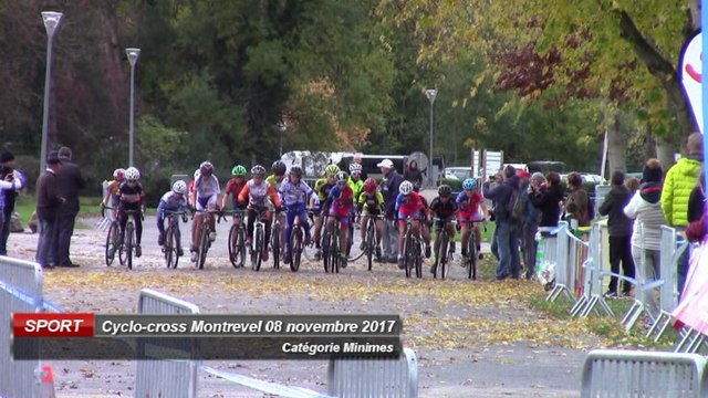 Cyclo cross Montrevel catégorie Minimes 05/11/2017