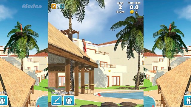 Flip Diving All Worlds - by Miniclip | Gameplay (iOS/Android)