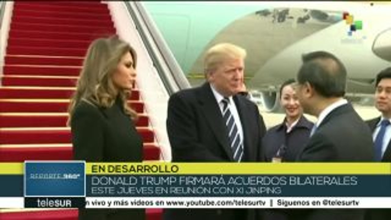 Presidentes de China y EE.UU. se reunirán este jueves en Beijing