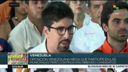 Oposición de Vzla rechaza contender en elección mas postula candidatos