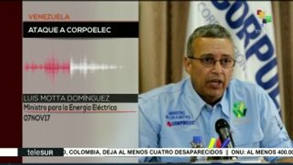 Venezuela: Min. de Energía Eléctrica condena ataque a Corpoelec