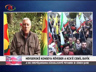 HEVSEROKÊ KCK"Ê CEMÎL BAYÎK JI BO XWEPÊŞANDANA DÛSSELDORFÊ PEYAMEK BI DÎMEN ŞAND