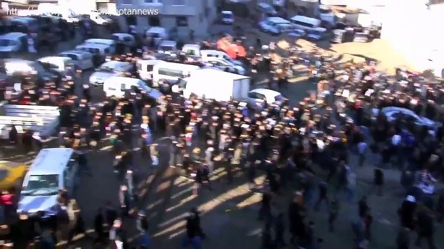 when people from North Kurdistan breached Turkish border and went to Kobane - 2015