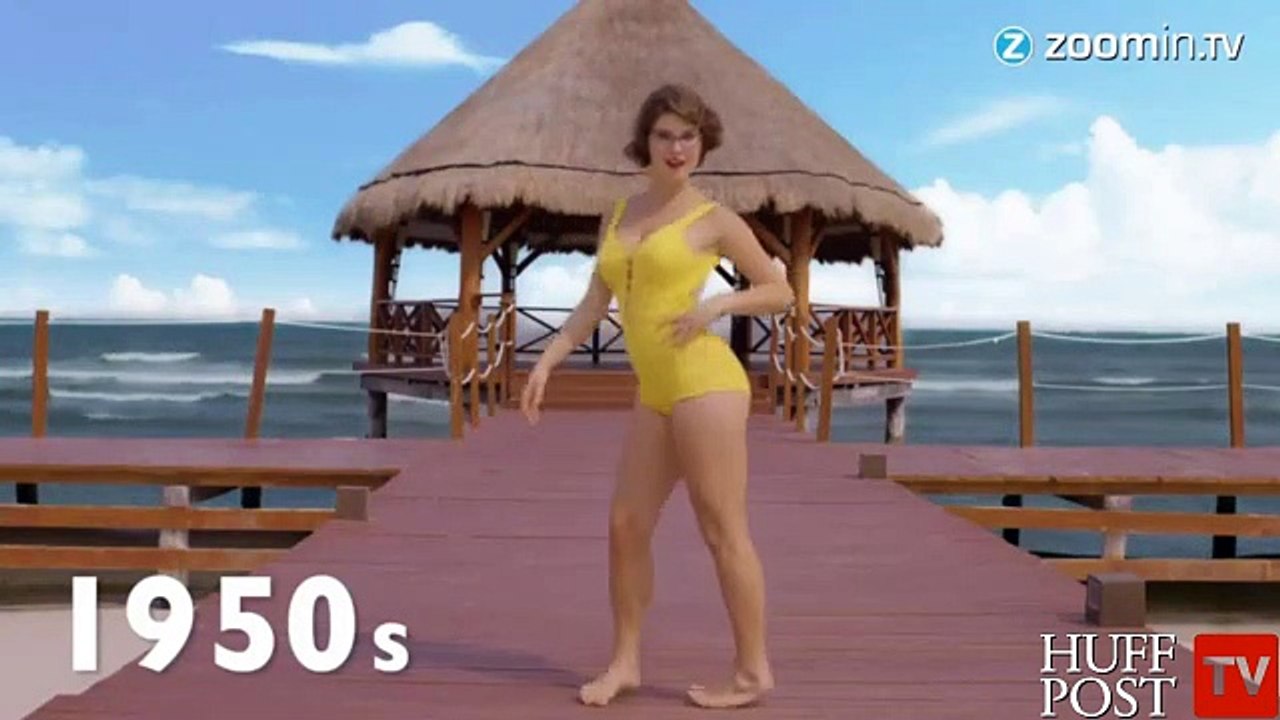 La evolución del bikinii en el último siglo, en dos minutos