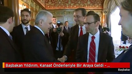 Başbakan Yıldırım, Kanaat Önderleriyle Bir Araya Geldi - Washıngton