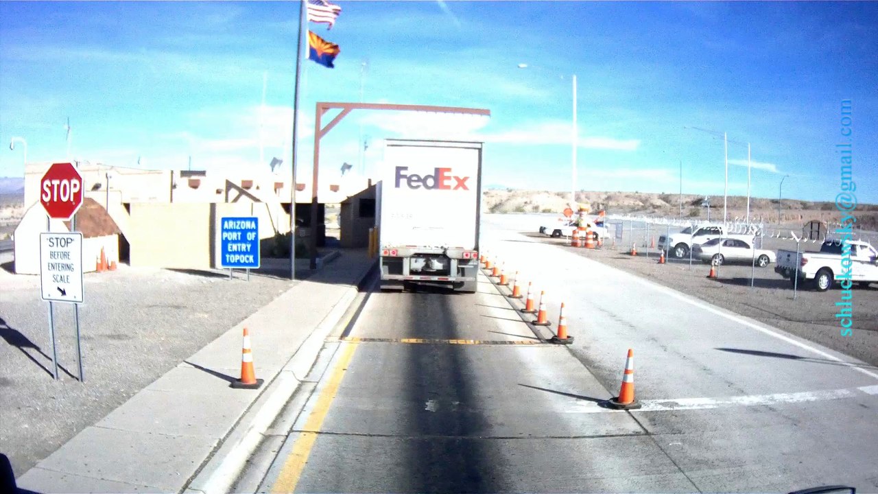 Arizona Weight Watchers in Action///DOT Scale House///Weigh Station