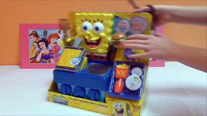 Little Kelly - Toys & Play Doh  - Spongebob Krabby Patty Maker ( Bikinii Bottom, Patrick, Spo