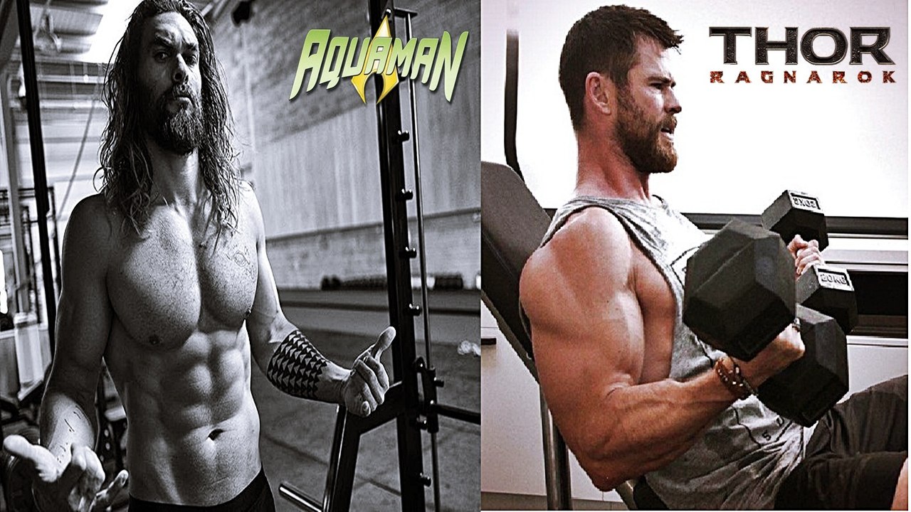 THOR 'Chris Hemsworth' Vs. AQUAMAN Jason Momoa WorkoutHard '2018