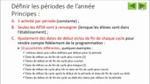 OPEPS 03 : Définir les périodes de l'année scolaire
