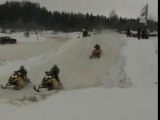 régis le motard des neiges ! double crash !!