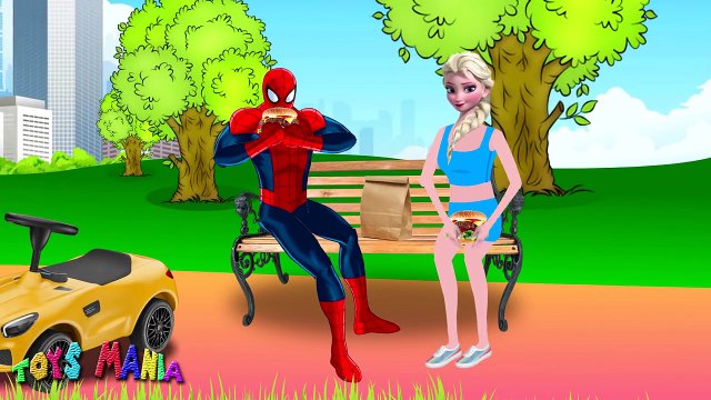 Frozen Elsa DEAD! Spiderman Kisses Anna ★ Superhero Funny Cartoons