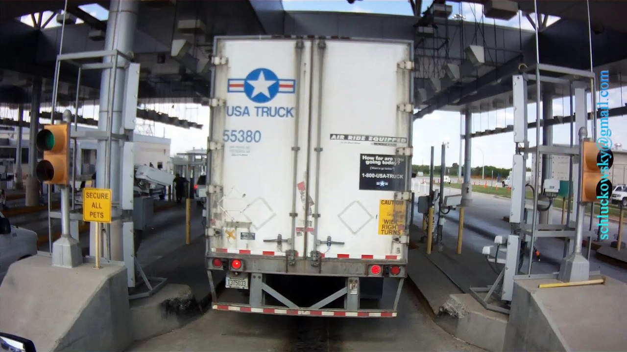 Border Patrol Station, Texas, Cotulla, I-35 north (mm 29)///USA Grenzschützer in Action