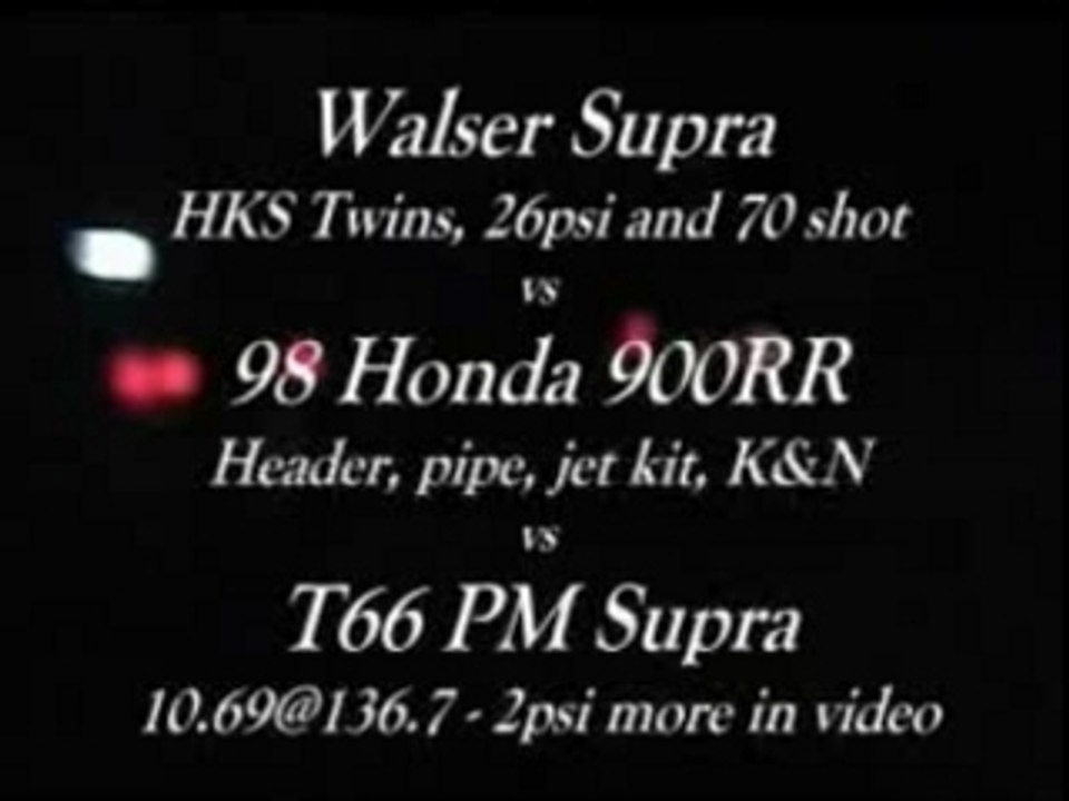 SUPRA vs 900 CBR