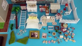 Домик для кукол своими руками с мебелью, посудой Игровой набор для девочек / House Children Toys