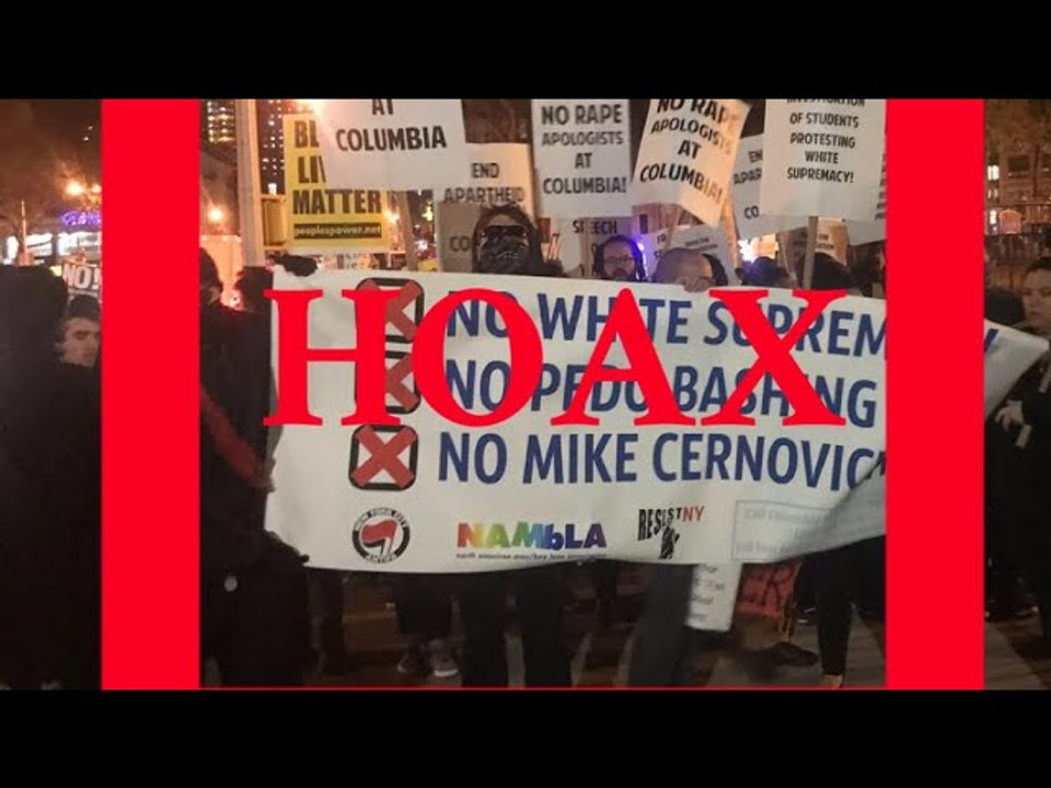 No Pedo Bashing Sign During Cernovich Protest A Hoax