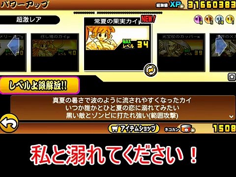 【にゃんこ大戦争】常夏の果実カイ/常夏の果実カイμ最速レビュー！