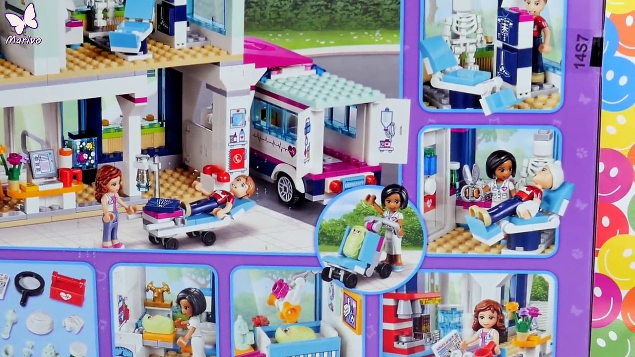 Szpital w Heartlake - !!!Nowość!!! klocki Lego Friends 41318 - Budowanie Unboxing Recenzja
