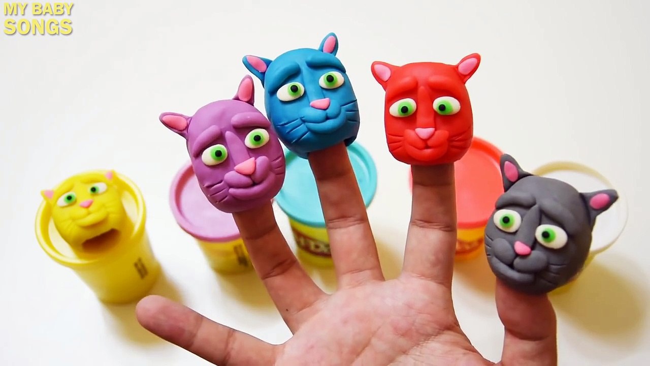 Talking Tom Friends Play Doh Christmas Santa Finger Family Nursery Rhyme