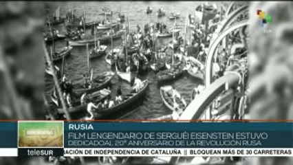 teleSUR recomienda la película "El acorazado Potemkin"