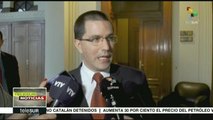 Jorge Arreaza destaca la importancia de la relación Venezuela-Uruguay