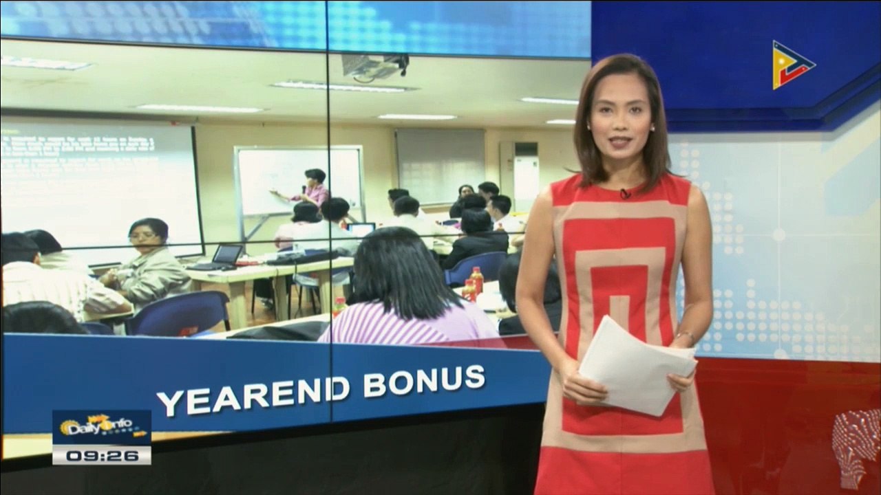 Mga kawani ng gobyerno, matatanggap na ang yearend bonus sa Nov. 16