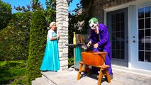 Frozen Elsa & Belle ARE WE STILL FRIENDS w_ Spiderman Joker Challenge Fun Superhero in real life | Superheroes | Spiderman | Superman | Frozen Elsa | Joker