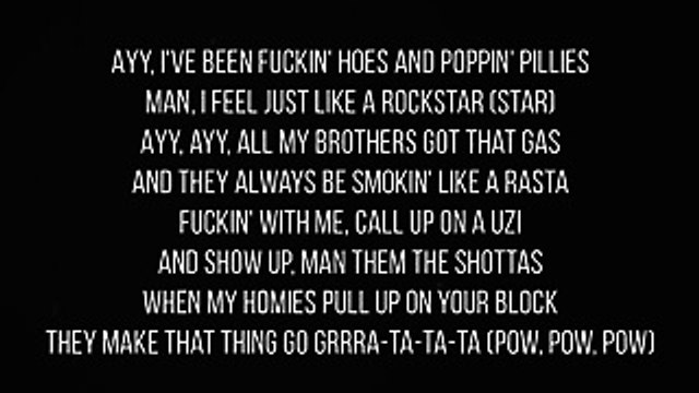 Post Malone - Rockstar FT. 21 Savage [LYRICS]