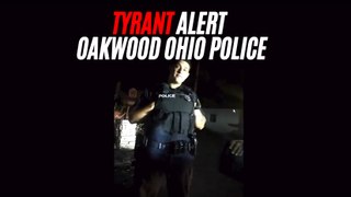TYRANT ALERT!! Oakwood, Ohio = Cops violate uber drivers 4th amendment rights while on the job