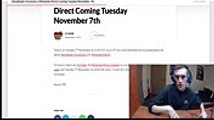 Xenoblade Chronicles 2 Nintendo Direct Coming Tuesday November 7th