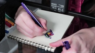 Tingly ASMR Drawing Video With Whispering For Your Relaxation