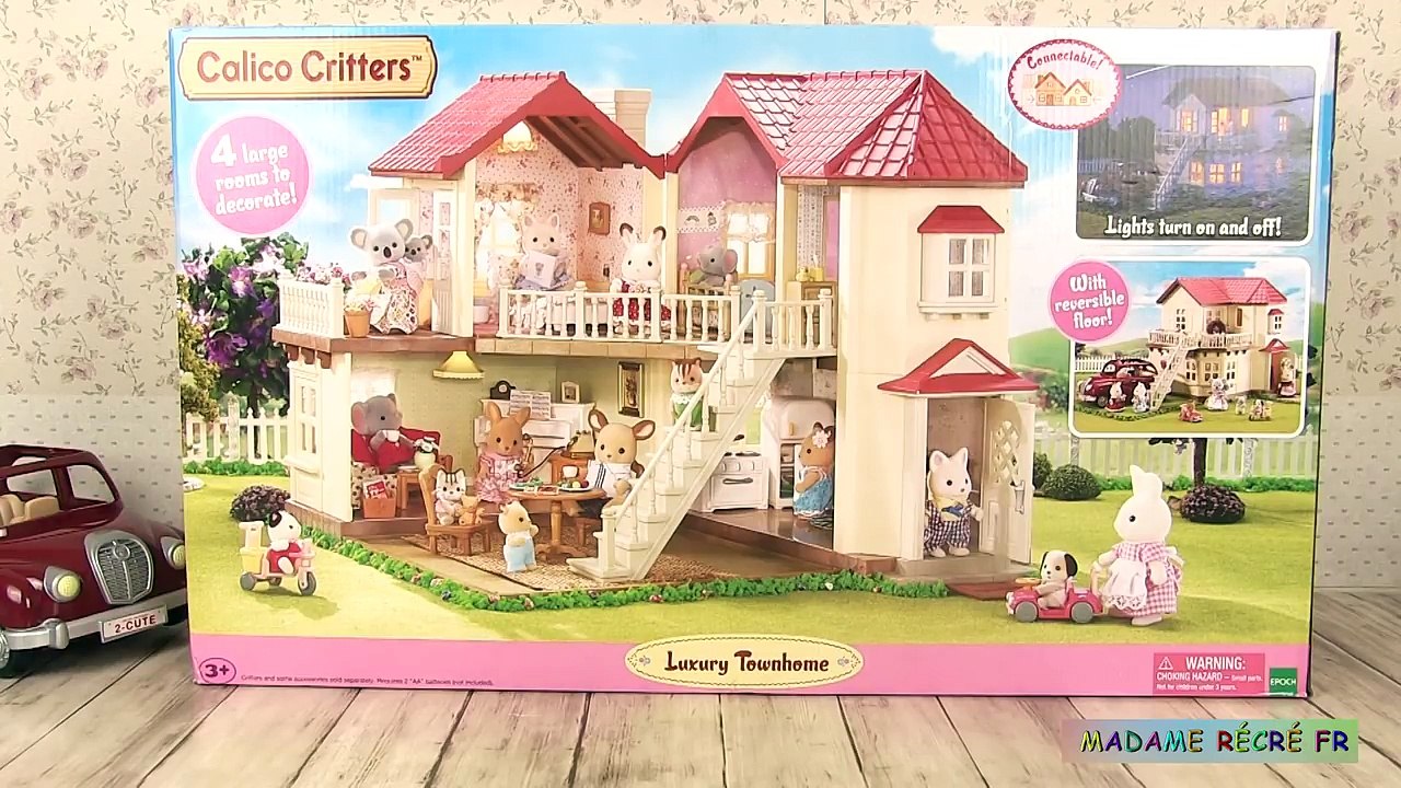 Poupées LOL Maison Chambre de Poupée Sylvanian Families House with Lights