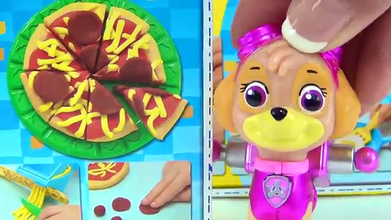 Play-doh Fun with Food, Meal Making Kitchen, Oven, Toaster, Pizza DIY, PAW PATROL / TUYC