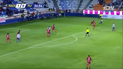 Gol de Víctor Guzmán - Pachuca vs Tijuana  2-0