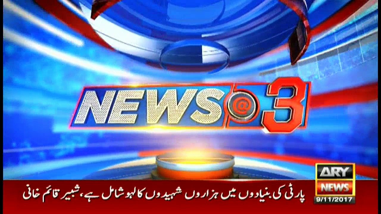News @ 3 - 9th November 2017